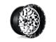 Fuel Wheels Triton Chrome with Gloss Black Lip 8-Lug Wheel; 20x12; -44mm Offset (23-24 F-250 Super Duty)