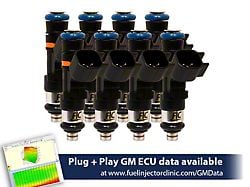 Fuel Injector Clinic High-Z Impedance Fuel Injectors; 525cc (99-06 4.8L, 5.3L, 6.0L Sierra 1500)