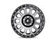 Fuel Wheels Vector Matte Gunmetal with Black Bead Ring 8-Lug Wheel; 18x9; 1mm Offset (19-24 RAM 2500)