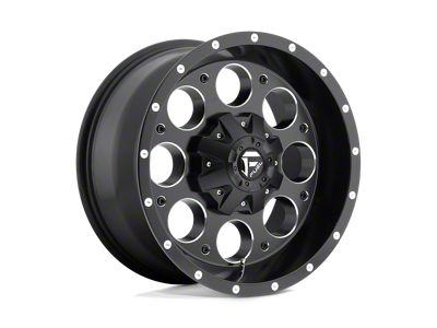 Fuel Wheels Revolver Matte Black Milled 8-Lug Wheel; 20x9; 1mm Offset (19-24 RAM 3500 SRW)
