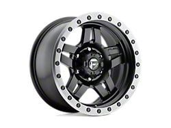 Fuel Wheels Anza Matte Black with Gunmetal Ring 6-Lug Wheel; 16x8; 1mm Offset (24-25 Ranger)