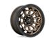 Fuel Wheels Covert Matte Bronze with Black Bead Ring 6-Lug Wheel; 16x8; 1mm Offset (2024 Ranger)