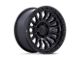 Fuel Wheels Rincon Matte Black with Gloss Black Lip 6-Lug Wheel; 17x8.5; -1mm Offset (2024 Ranger)