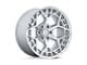 Fuel Wheels Charger Gloss Silver with Machined Face 6-Lug Wheel; 17x9; -12mm Offset (19-24 Sierra 1500)