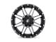 Fuel Wheels Maverick Matte Black Machined 8-Lug Wheel; 20x10; -12mm Offset (20-24 Sierra 3500 HD SRW)