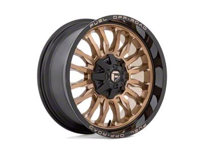 Fuel Wheels Arc Platinum Bronze with Black Lip 8-Lug Wheel; 20x9; 1mm Offset (01-06 Sierra 2500 HD)