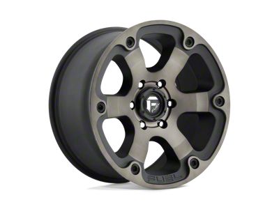 Fuel Wheels Beast Matte Black Double Dark Tint 8-Lug Wheel; 20x9; 1mm Offset (01-06 Sierra 2500 HD)