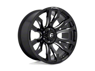 Fuel Wheels Blitz Gloss Black Milled 8-Lug Wheel; 20x10; -18mm Offset (01-06 Sierra 2500 HD)