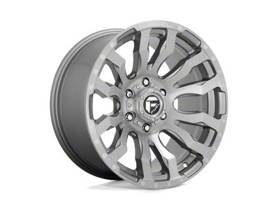 Fuel Wheels Blitz Platinum Brushed Gunmetal 8-Lug Wheel; 20x10; -18mm Offset (01-06 Sierra 2500 HD)