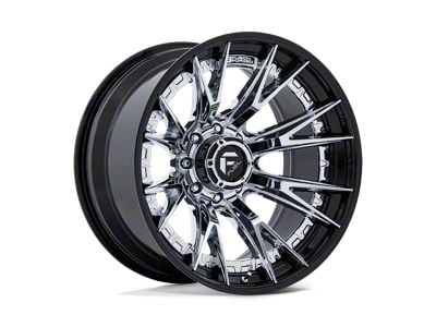 Fuel Wheels Catalyst Chrome with Gloss Black Lip 8-Lug Wheel; 20x10; -18mm Offset (01-06 Sierra 2500 HD)