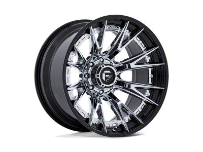 Fuel Wheels Catalyst Chrome with Gloss Black Lip 8-Lug Wheel; 22x10; -18mm Offset (01-06 Sierra 2500 HD)