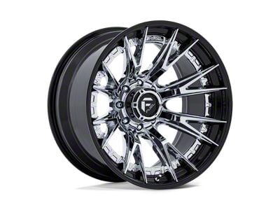 Fuel Wheels Catalyst Chrome with Gloss Black Lip 8-Lug Wheel; 22x12; -44mm Offset (01-06 Sierra 2500 HD)