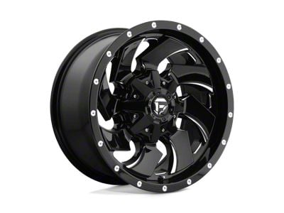 Fuel Wheels Cleaver Gloss Black Milled 8-Lug Wheel; 17x9; 1mm Offset (01-06 Sierra 2500 HD)