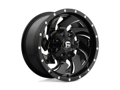 Fuel Wheels Cleaver Gloss Black Milled 8-Lug Wheel; 20x9; 1mm Offset (01-06 Sierra 2500 HD)