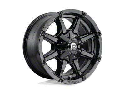 Fuel Wheels Coupler Gloss Black 8-Lug Wheel; 20x10; -12mm Offset (01-06 Sierra 2500 HD)