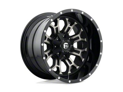 Fuel Wheels Crush Gloss Machined Double Dark Tint 8-Lug Wheel; 18x9; 1mm Offset (01-06 Sierra 2500 HD)