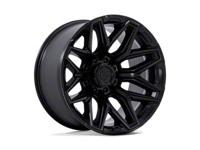 Fuel Wheels Flux Blackout 8-Lug Wheel; 20x10; -18mm Offset (01-06 Sierra 2500 HD)