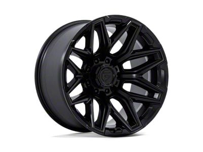 Fuel Wheels Flux Blackout 8-Lug Wheel; 20x9; 1mm Offset (01-06 Sierra 2500 HD)