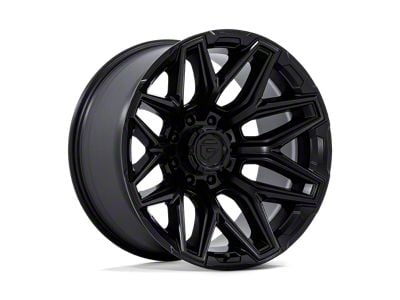 Fuel Wheels Flux Blackout 8-Lug Wheel; 22x12; -44mm Offset (01-06 Sierra 2500 HD)