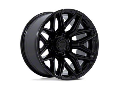 Fuel Wheels Flux Gloss Black 8-Lug Wheel; 20x10; -18mm Offset (01-06 Sierra 2500 HD)