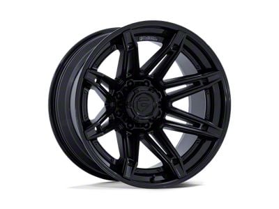 Fuel Wheels Fusion Forged Brawl Matte Black with Gloss Black Lip 8-Lug Wheel; 20x10; -18mm Offset (01-06 Sierra 2500 HD)