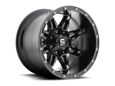 Fuel Wheels Hostage Matte Black 8-Lug Wheel; 18x12; -44mm Offset (01-06 Sierra 2500 HD)