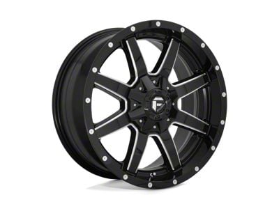 Fuel Wheels Maverick Gloss Black Milled 8-Lug Wheel; 20x10; -18mm Offset (01-06 Sierra 2500 HD)