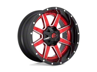 Fuel Wheels Maverick Gloss Red 8-Lug Wheel; 20x10; -19mm Offset (01-06 Sierra 2500 HD)