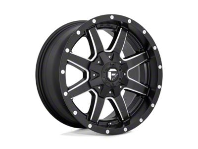 Fuel Wheels Maverick Matte Black Milled 8-Lug Wheel; 18x9; -12mm Offset (01-06 Sierra 2500 HD)