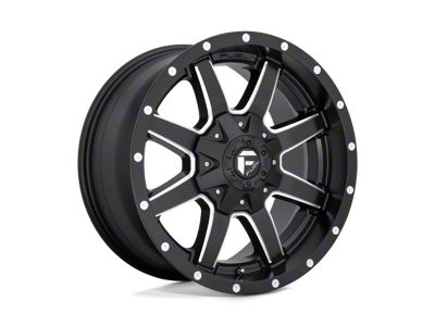 Fuel Wheels Maverick Matte Black Milled 8-Lug Wheel; 18x9; 20mm Offset (01-06 Sierra 2500 HD)