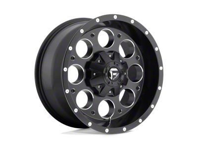 Fuel Wheels Revolver Matte Black Milled 8-Lug Wheel; 16x8; 1mm Offset (01-06 Sierra 2500 HD)