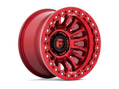 Fuel Wheels Rincon Beadlock Candy Red 8-Lug Wheel; 20x10; -48mm Offset (01-06 Sierra 2500 HD)