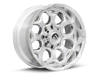 Fuel Wheels Scepter Polished Milled 8-Lug Wheel; 22x12; -44mm Offset (01-06 Sierra 2500 HD)