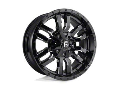 Fuel Wheels Sledge Gloss Black Milled 8-Lug Wheel; 20x10; -18mm Offset (01-06 Sierra 2500 HD)