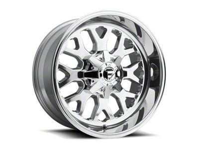 Fuel Wheels Titan High Luster Polished 8-Lug Wheel; 20x10; -18mm Offset (01-06 Sierra 2500 HD)