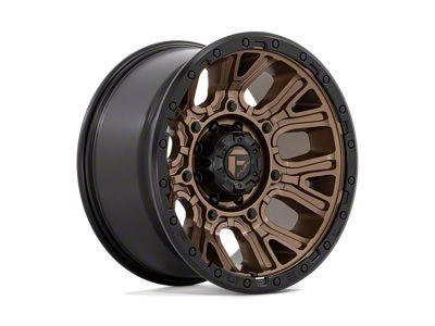 Fuel Wheels Traction Matte Bronze with Black Ring 8-Lug Wheel; 20x10; -18mm Offset (01-06 Sierra 2500 HD)