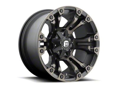 Fuel Wheels Vapor Matte Black Double Dark Tint 8-Lug Wheel; 17x10; -18mm Offset (01-06 Sierra 2500 HD)