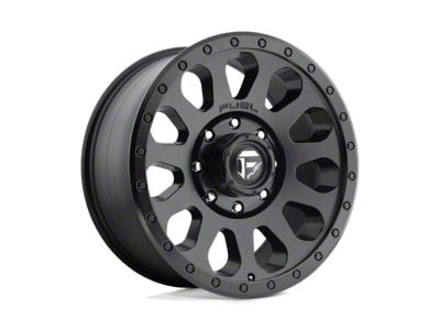 Fuel Wheels Vector Matte Black 8-Lug Wheel; 18x9; 1mm Offset (01-06 Sierra 2500 HD)