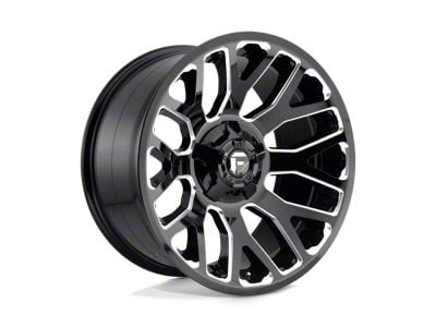 Fuel Wheels Warrior Gloss Black Milled 8-Lug Wheel; 20x10; -18mm Offset (01-06 Sierra 2500 HD)