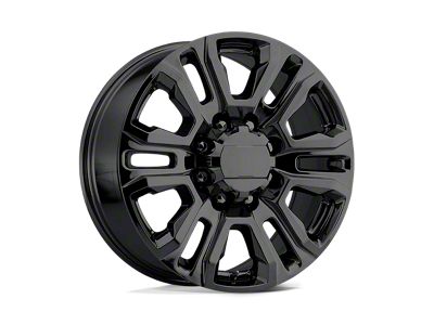 Fuel Wheels Battle Axe Gloss Black Milled 8-Lug Wheel; 20x12; -44mm Offset (01-06 Sierra 3500 HD SRW)