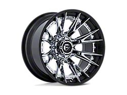 Fuel Wheels Catalyst Chrome with Gloss Black Lip 8-Lug Wheel; 24x12; -44mm Offset (01-06 Sierra 3500 HD SRW)