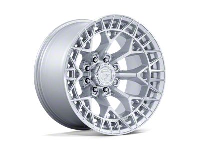 Fuel Wheels Charger Gloss Silver with Machined Face 8-Lug Wheel; 20x9; 1mm Offset (01-06 Sierra 3500 HD SRW)