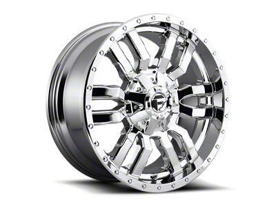 Fuel Wheels Contra Platinum Brushed Gunmetal with Tinted Clear 8-Lug Wheel; 20x10; -18mm Offset (01-06 Sierra 3500 HD SRW)