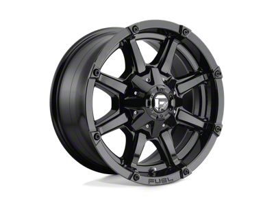 Fuel Wheels Coupler Gloss Black 8-Lug Wheel; 20x10; -12mm Offset (01-06 Sierra 3500 HD SRW)