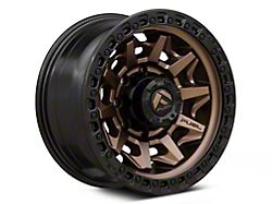 Fuel Wheels Covert Matte Bronze with Black Bead Ring 8-Lug Wheel; 18x9; 1mm Offset (01-06 Sierra 3500 HD SRW)