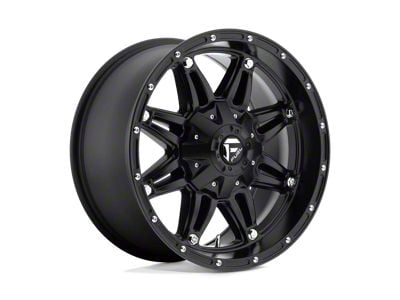 Fuel Wheels Hostage Matte Black 8-Lug Wheel; 18x9; 20mm Offset (01-06 Sierra 3500 HD SRW)