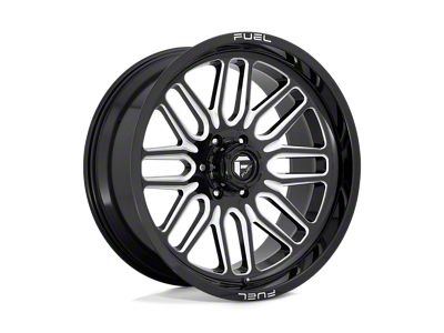 Fuel Wheels Ignite Gloss Black Milled 8-Lug Wheel; 20x10; -18mm Offset (01-06 Sierra 3500 HD SRW)