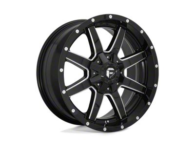 Fuel Wheels Maverick Gloss Black Milled 8-Lug Wheel; 18x9; 1mm Offset (01-06 Sierra 3500 HD SRW)