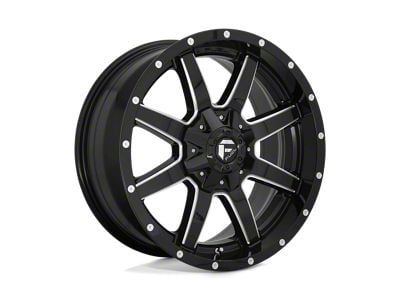 Fuel Wheels Maverick Gloss Black Milled 8-Lug Wheel; 22x10; -24mm Offset (01-06 Sierra 3500 HD SRW)