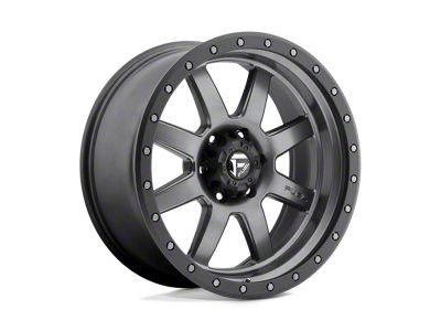 Fuel Wheels Rebel Matte Black 8-Lug Wheel; 22x12; -44mm Offset (01-06 Sierra 3500 HD SRW)